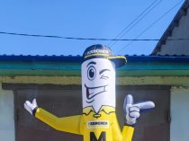 Надувная фигура зазывала Мойка