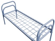 Долговечные кровати металлические с прокатной пружиной