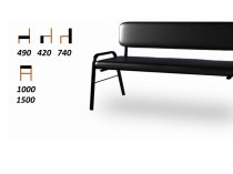 Банкетки на металлокаркасе