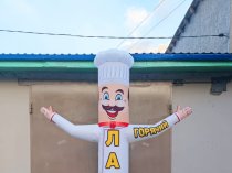 Надувная фигура зазывала Повар для рекламы