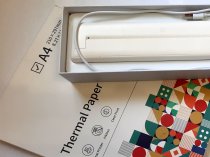 Принтер А4, портативный, чёрно-белый, с блютузом