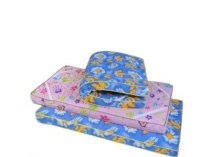 Кровати металлические с ДСП спинками односпальные