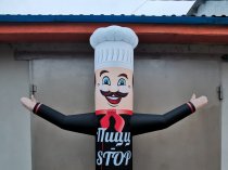 Надувная фигура зазывала Повар для рекламы