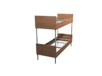 Двухъярусные и трехъярусные кровати металлические