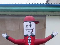 Надувная фигура зазывала Мойка