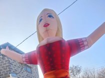 Надувная фигура зазывала Мойка