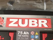 Аккумулятор Zubr 75 Ah
