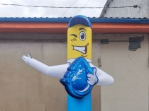 Надувная фигура зазывала Мойка