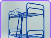 Долговечные кровати металлические с прокатной пружиной