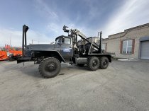 Лесовоз УРАЛ-5557 с новым манипулятором Майман 2026 — готов к работе