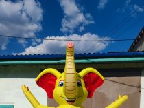 Надувная фигура зазывала Мойка