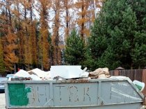 Вывозим мусор контейнерами 8м3, 20м3, 27м3 и ГАЗелями 7м3-12м3