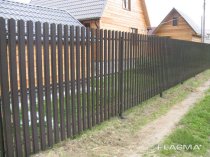 Забор из металоштакета под ключ жодино барисов смолевичи