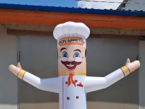 Надувная фигура зазывала Повар для рекламы