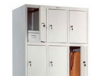 Металлические шкафы с одной, двумя и более секциями