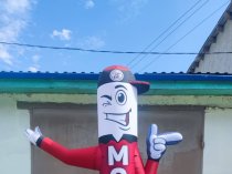 Надувная фигура зазывала Мойка