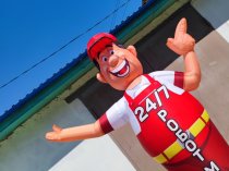 Надувная фигура зазывала Мойка