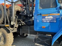 Лесовоз Урал с КМУ полностью готов к работе