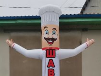 Надувная фигура зазывала Повар для рекламы