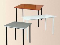 Недорогие обеденные столы на металлокаркасе