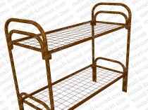 Оптом на заказ дешевые кровати металлические, табуреты, тумбы