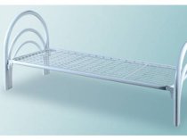 Кровати металлические трехъярусные с лестницами