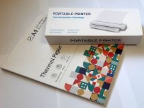 Принтер А4, портативный, чёрно-белый, с блютузом